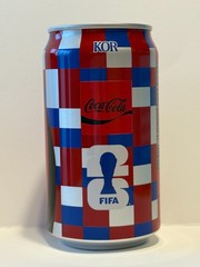 Empty coca cola 350ml 2026 FIFA World Cup KOR KOREA limited Can Japanese