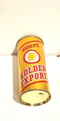 Usher’s Golden Export Beer 16oz flat-top beer can Edinburgh, Scotland