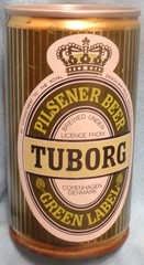 Tuborg Green Label Beer Can Denmark/Sweden – Steel 0.34 l ml – about 11.5 Oz