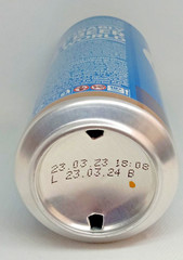 CARLSBERG Pilsner EXPORT Empty Beer Can 500 ml Ukraine 2024 Bottom Open