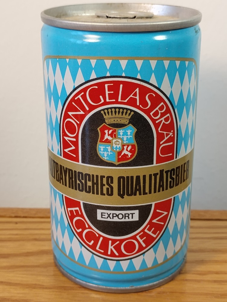 Montgelas Brau Bier Beer Can 330ml Egglkifen Bavaria Germany Steel