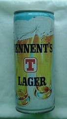 TENNENT’S GIRL 15.5 OZ BEER CAN (1970s) “ERICA” (SCOTLAND