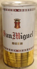 San Miguel Beer Can – Hong Kong – 12 Ounce – Early Pull Tab @Late 1960 – 1970’s