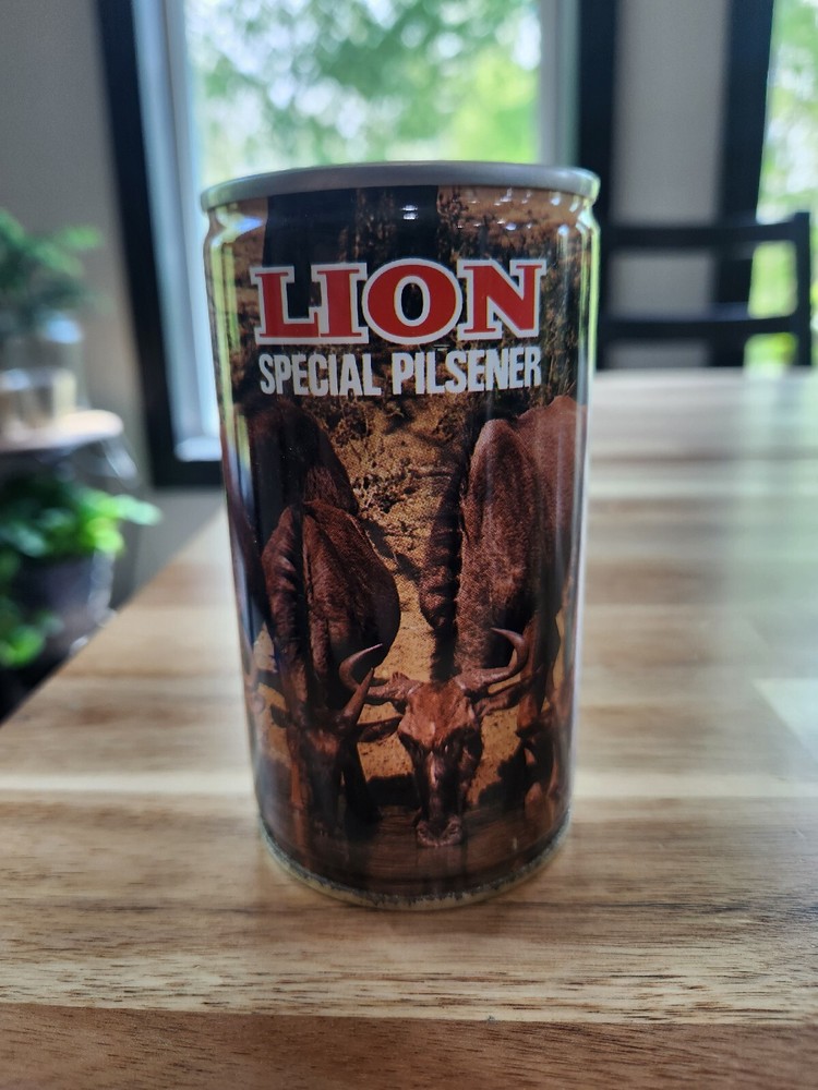 LION SPECIAL PILSENER #12 WILDEBEEST 340ML INTERNATIONAL EMPTY BEER CAN