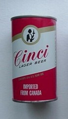 1970s CINCI BEER CAN (CANADA) CARLING O’KEEFE BREWERIES