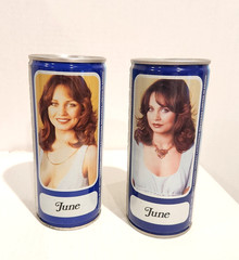 Tennent’s Girls Lager Beer June steel beer cans 15.5oz Scotland 2 different