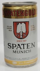 Spatengold 330ml. Aluminum Beer Can (Germany)