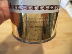SAN MIGUEL 12 OZ STRAIGHT EDGE STEEL BEER CAN PHILIPPINES IMPORTED BY ANSOR CORP