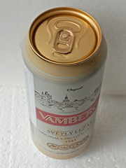 VAMBERG Empty Beer Can 500ml Czech Republic 2024 Bottom Open Collectible