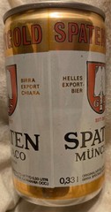 Spaten Monaco Beer Can – Germany – .33 l (11 Ounce) @1970’s