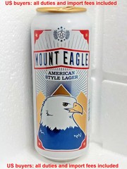 Empty Beer Can MOUNT EAGLE 500 ml. Germany 2022 Top Open