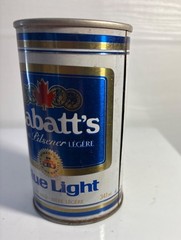 Labatts Blue Light Beer Can Empty Push Top Collectible Canada Vintage