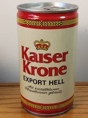 Kaiser Krone Export Hell Bier Beer Can 330ml Steel Neuhaus Germany