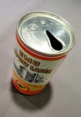 VINTAGE COLLECTIBLE EMU EXPORT LAGER 375mL ~STEEL BEER  CAN~ PERTH, AUSTRALIA