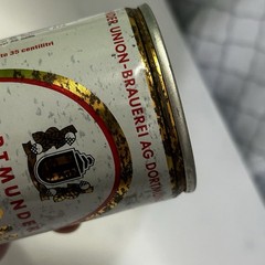 DORTMUNDER UNION SPECIAL Bier Vintage Steel Beer Can 12 oz Germany