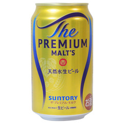SUNTORY THE PREMIUM MALT’S 350ml BEER JAPAN JAPANESE EMPTY CAN #83