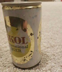 Vintage SKOL INTERNATIONAL BIER BEER Steel Pull-Tab CAN – 350 ML – Holland