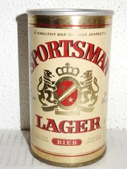 SPORTSMAN LAGER Straight Steel Beer can from SOUTH AFRICA (340ml) Empty Beercan