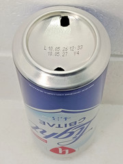 Chernigivske Light Empty Beer Can 500ml Ukraine 2026 Bottom Open Collectible