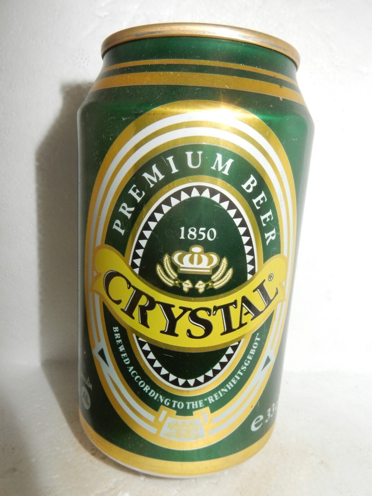 OCOC CRYSTAL Premium Beer can from CROATIA (33cl) Empty !!