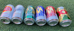 Summer 2025 Cuauhtémoc Moctezuma Collector’s Set – 6 Empty Mexican Beer Cans