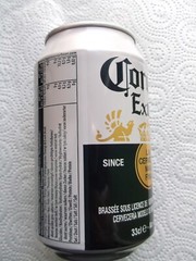 CORONA EXTRA from BELGIUM 2025 empty beer can 330ml top opened
