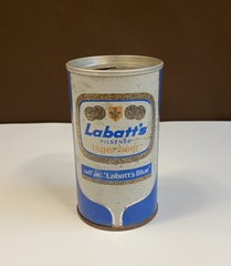 Labatt’s Pilsner Lager Beer Can “Call for… Labatt’s Blue” 12oz Pull / Steel 1959