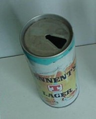 TENNENT’S GIRL 15.5 OZ BEER CAN (1970s) “ERICA” (SCOTLAND
