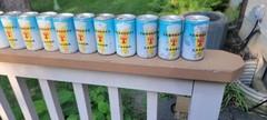 22 TENNENT’S GIRLS STEEL EMPTY BEE CANS WOW