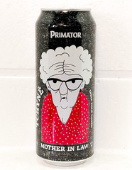 Primator Mother In Law Empty Beer Can 500 ml. Czech Republic 2025 Top Open