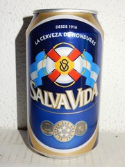 OCOC SALVA VIDA Cerveza Beer can from HONDURAS (355ml) Empty Beercan !!