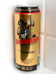 Empty Beer Can KLOSTERKELLER 500 ml. Germany 2021 Top Open!
