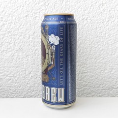 Empty Steam Brew Wheat Pale Ale Beer can; 500 ml/16.9 fl oz; BOTTOM (Germany)