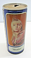 Vintage Tennent’s Girls Larger Heather Beer Can Pull Tab -kk29