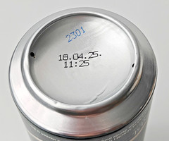 Empty 2024 Sarajevsko 0,0% Beer can; 500 ml/16.9 fl oz; BOTTOM opened (Bosnia)