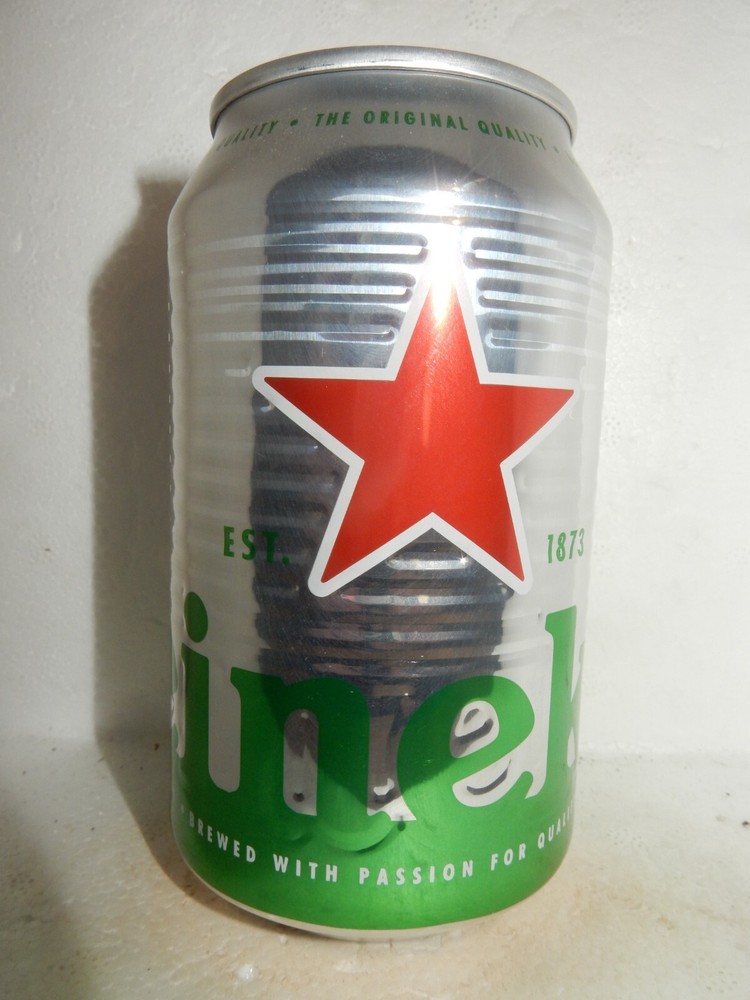 HEINEKEN Lager Beer can from HOLLAND for U.K. (33cl) Empty !
