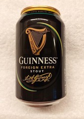 EMPTY – GUINNESS STOUT BEER can HONG KONG 330ml Collect 2025 Asia Display Black