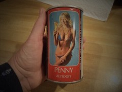 TENNENT’S LAGER TRADEMARK STRAIGHT EDGE STEEL BEER SCOTLAND 333 ML PENNY AT NOON