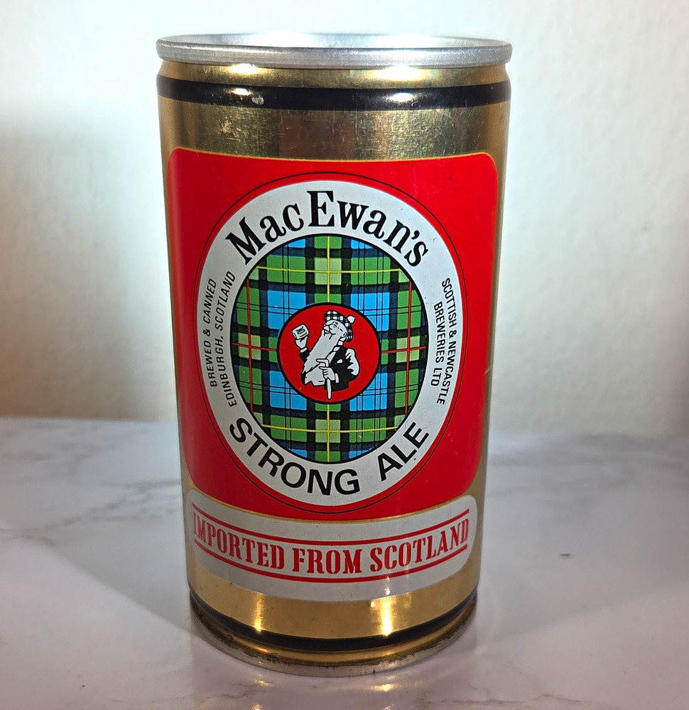 MacEwan’s Strong Ale Beer Can – Imported From Scotland Breweriana