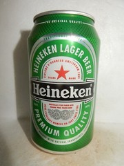 HEINEKEN Lager Beer can from HOLLAND for ASIAN Market (33cl) Empty !!