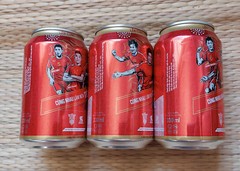 Saigon Export New Year 2023 Football 1 set 3 empty cans 330ml Vietnam open botom