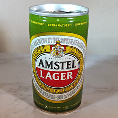 Amstel Lager Beer Can – 340 ml Green Can Breweriana Collectible