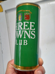THREE TOWNS OL II B Beer Can 16 oz Steel Pull Tab SWEDEN 1980’s