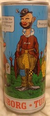 Tuborg Cartoon Beer Can Denmark – 4.5 cl – 16 Oz @1970’s