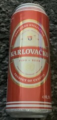 KARLOVACKO Pivo 50 cl Beer can from CROATIA