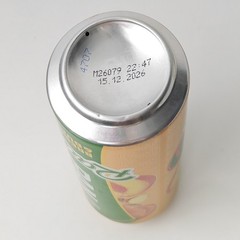 Empty 2025 PAN Peach & Ginger Radler Beer can 500 ml/16.9 fl oz BOTTOM (Croatia)