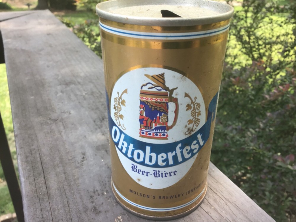 Oktoberfest cs empty beer can