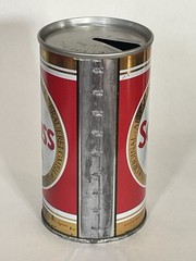 Schloss Spezial Pils empty beer can, straight steel, Germany, OI on lid