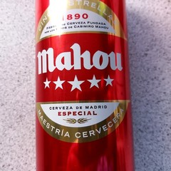 x4 EMPTY BEER CANS CORONA MEXICO, MAHOU MADRID, ZUBR POLAND, STAROPRAMIEN PRAGUE