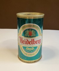 HEIDELBERG QUALITY BEER • 12 OZ STEEL CAN CARLING O’KEEFE TORONTO • EARLY 1970s